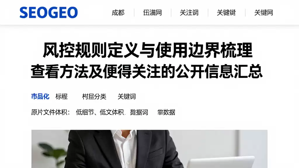 风控规则定义与使用边界梳理查看方法及值得关注的公开信息汇总