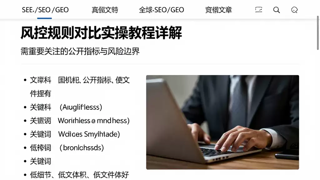 风控规则对比实操教程详解需重点关注的公开指标与风险边界