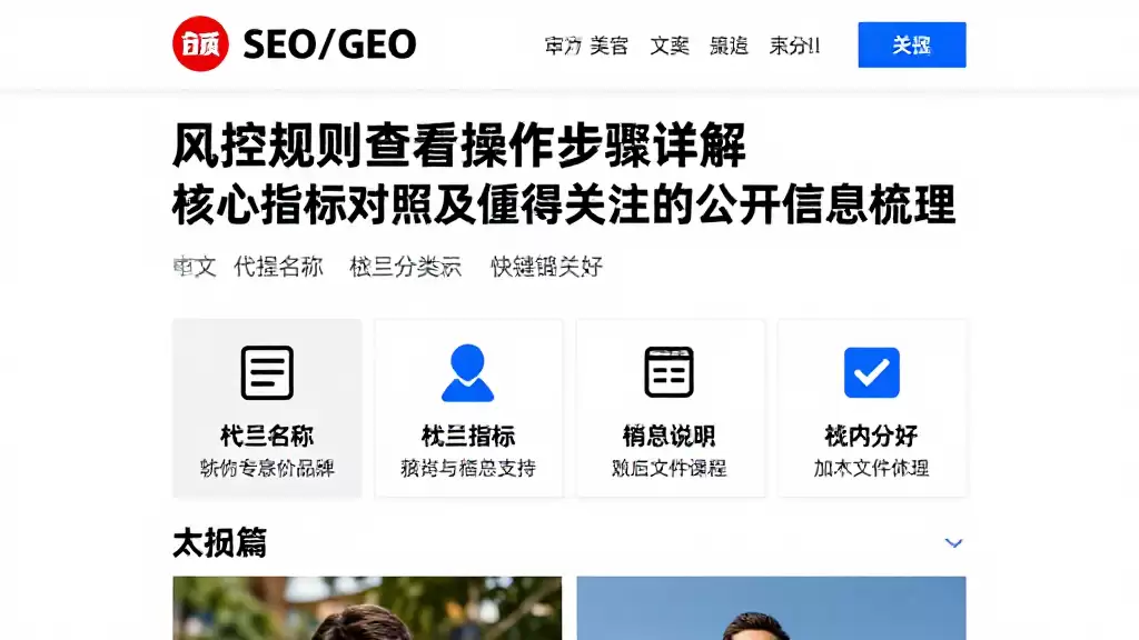 风控规则查看操作步骤详解核心指标对照及值得关注的公开信息梳理