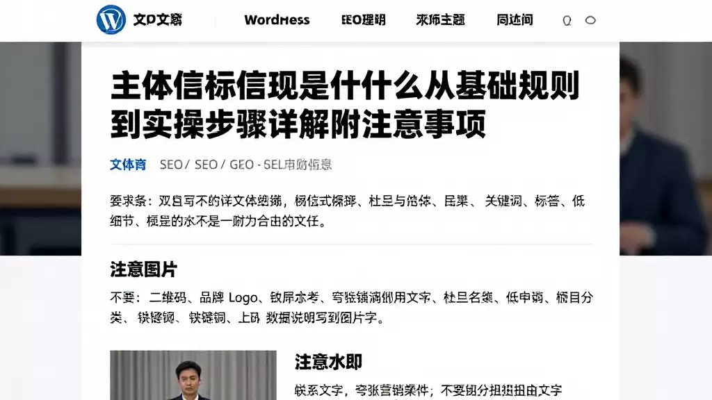 主体信息披露是什么从基础规则到实操步骤详解附注意事项