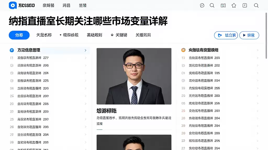 纳指直播室长期关注哪些市场变量详解基础规则操作流程与实用检查清单