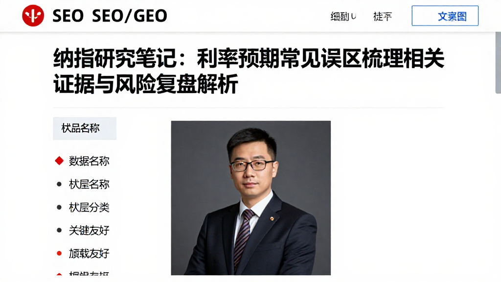 纳指研究笔记：利率预期常见误区梳理相关证据与风险复盘解析